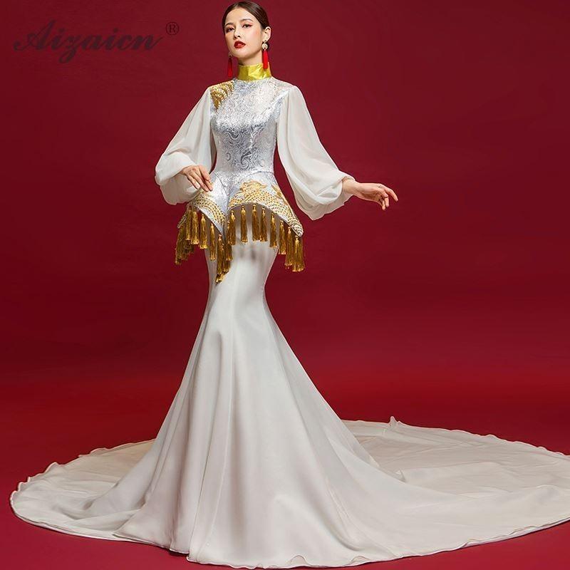 White Chinese Wedding Dress